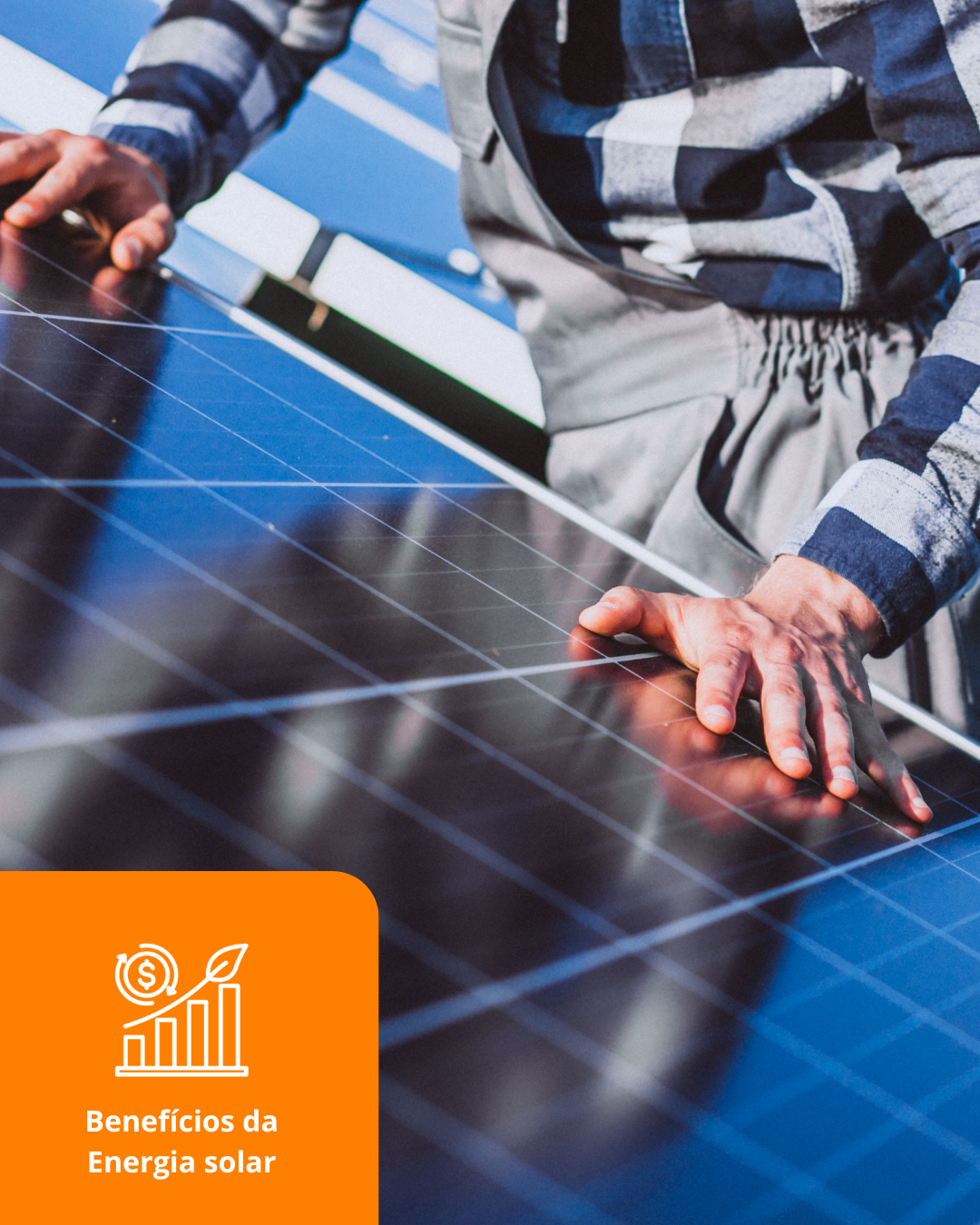 Blue And White Modern Solar Energy Installation Instagram Post (2)